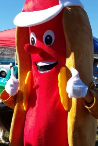 Frank 'en Bun -- Woofstock mascot