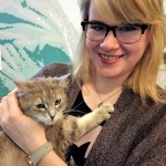 Annabel Bradham adopted Rose – “She’s the perfect cat for me.”