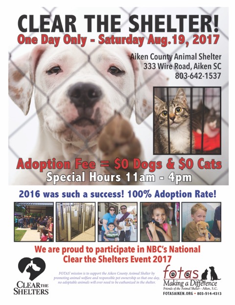Friends of the Animal Shelter | Aiken, SC