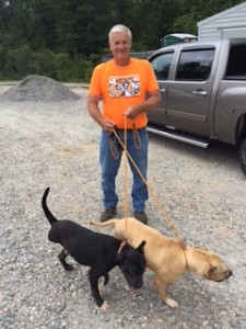 Gary with Chance and Belinda