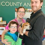 BEAGLE MIX MARLIN WAS ADOPTED BY THE WILLIAMS FAMILY , AIKEN ON DEC 23