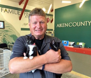 Bobby picks two furry friends to promote on television.