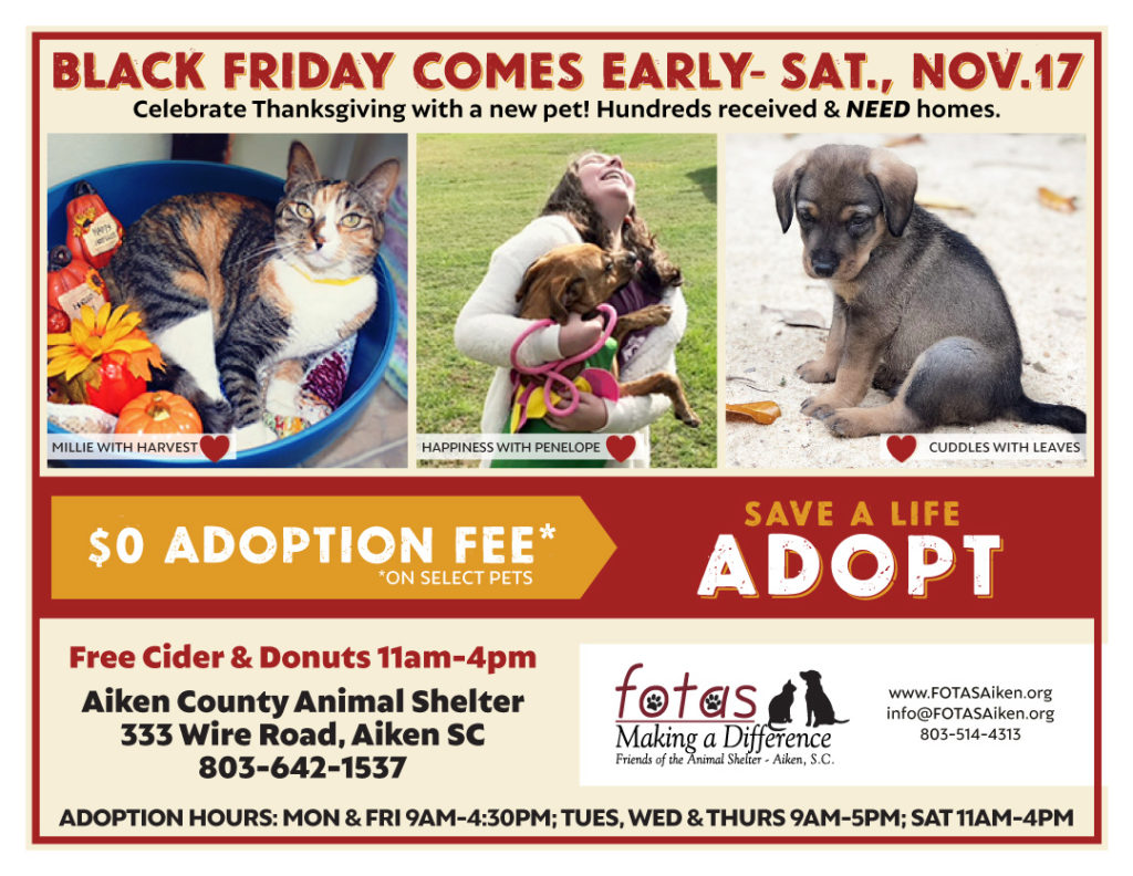 Friends of the Animal Shelter | Aiken, SC