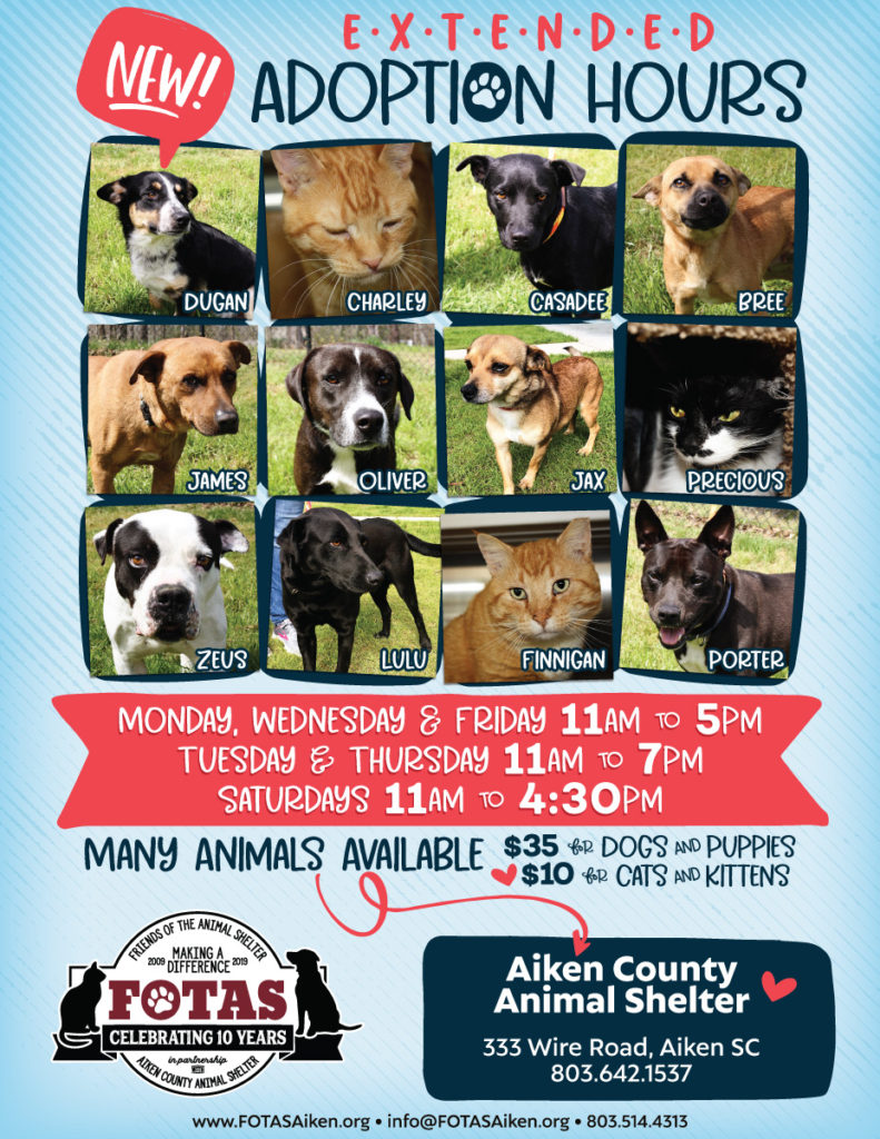 Friends of the Animal Shelter | Aiken, SC