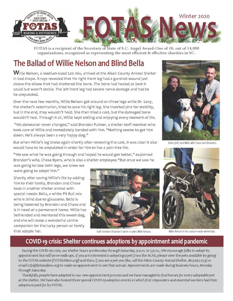 Friends of the Animal Shelter | Aiken, SC