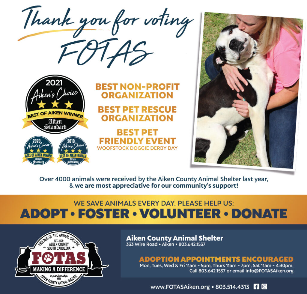 Friends of the Animal Shelter | Aiken, SC