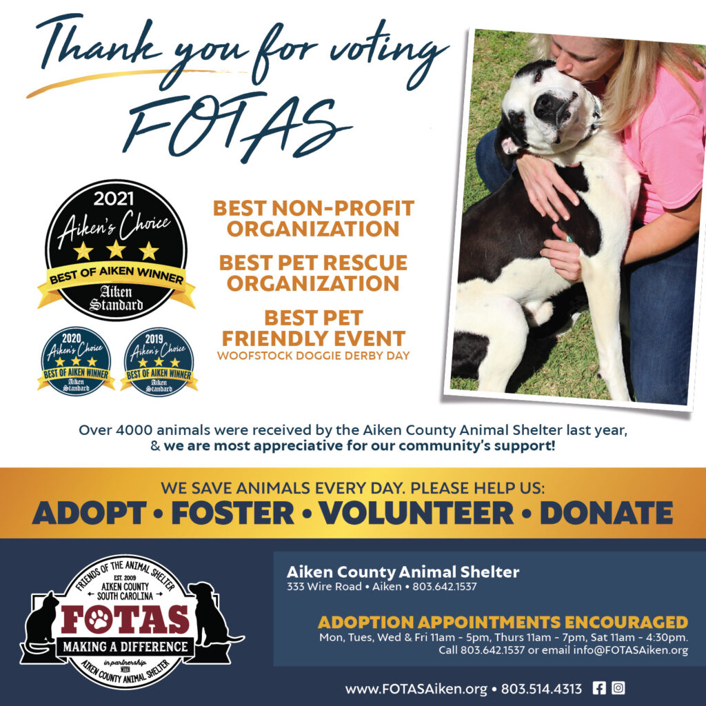 Friends of the Animal Shelter | Aiken, SC
