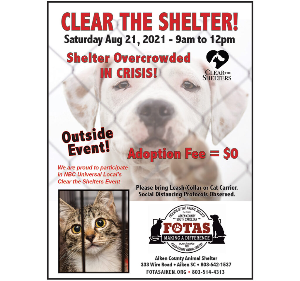 Friends of the Animal Shelter | Aiken, SC
