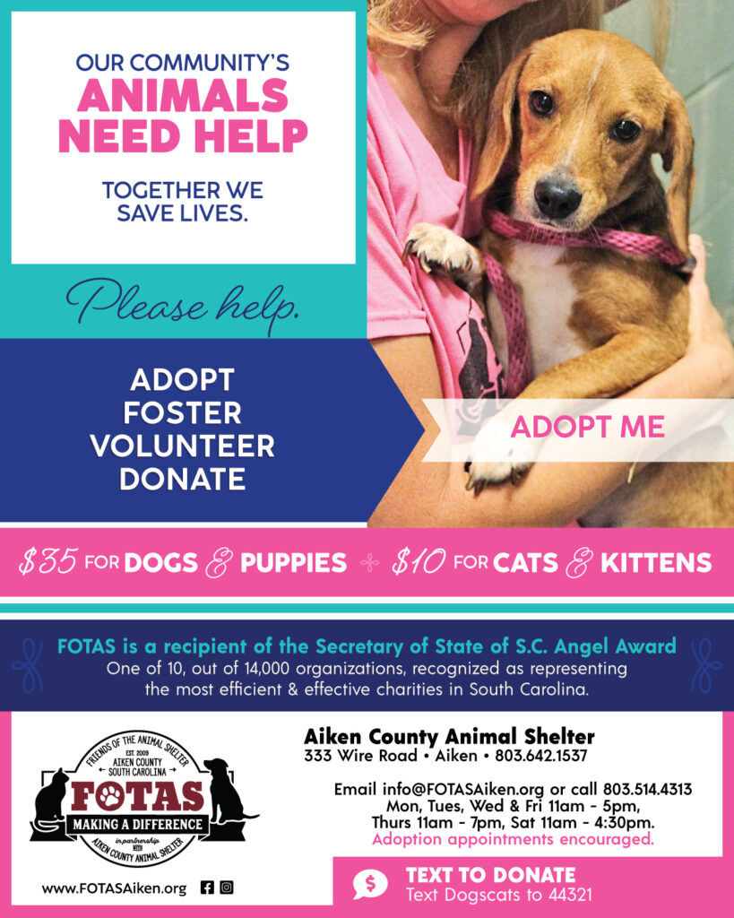 Friends of the Animal Shelter | Aiken, SC