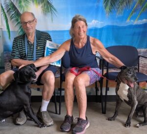 Molly, a longtime shelter resident, found a new family!